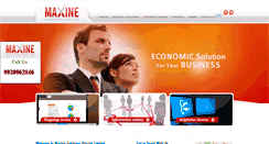 Desktop Screenshot of maxinesolution.com